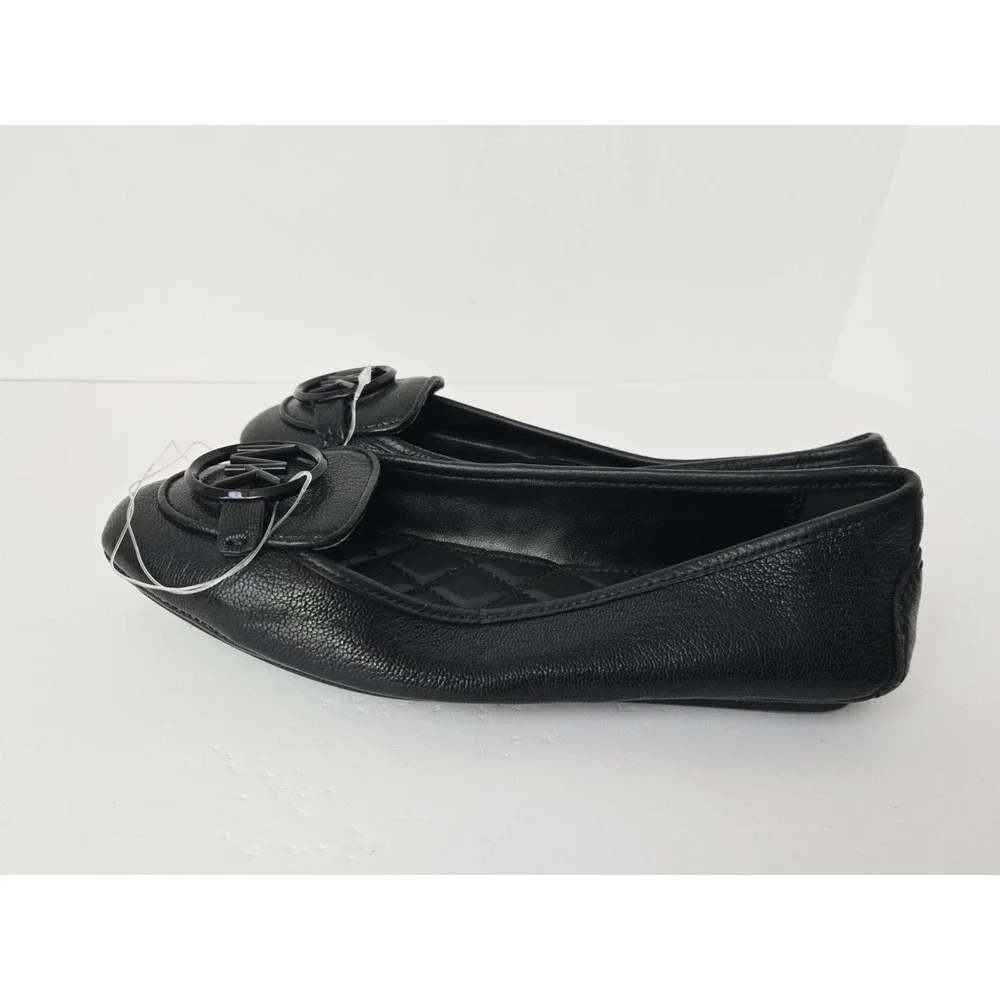 Michael‎ Kors Ballet Flats black MK Logo New  sz 5